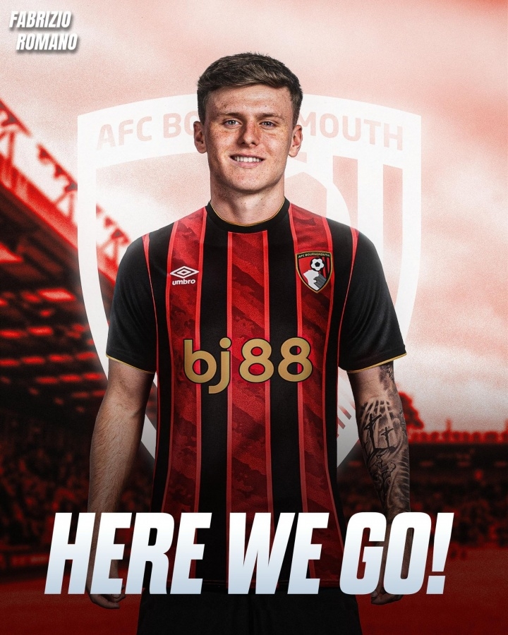 开云体育下载-官方：利物浦19岁前锋本多克加盟伯恩茅斯，转会费总价2500万镑